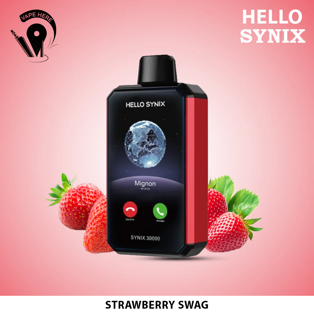 HELLO SYNIX 30000 PUFFS SMART PHONE DISPOSABLE VAPE AI CHAT & DISPLAY - Image 29