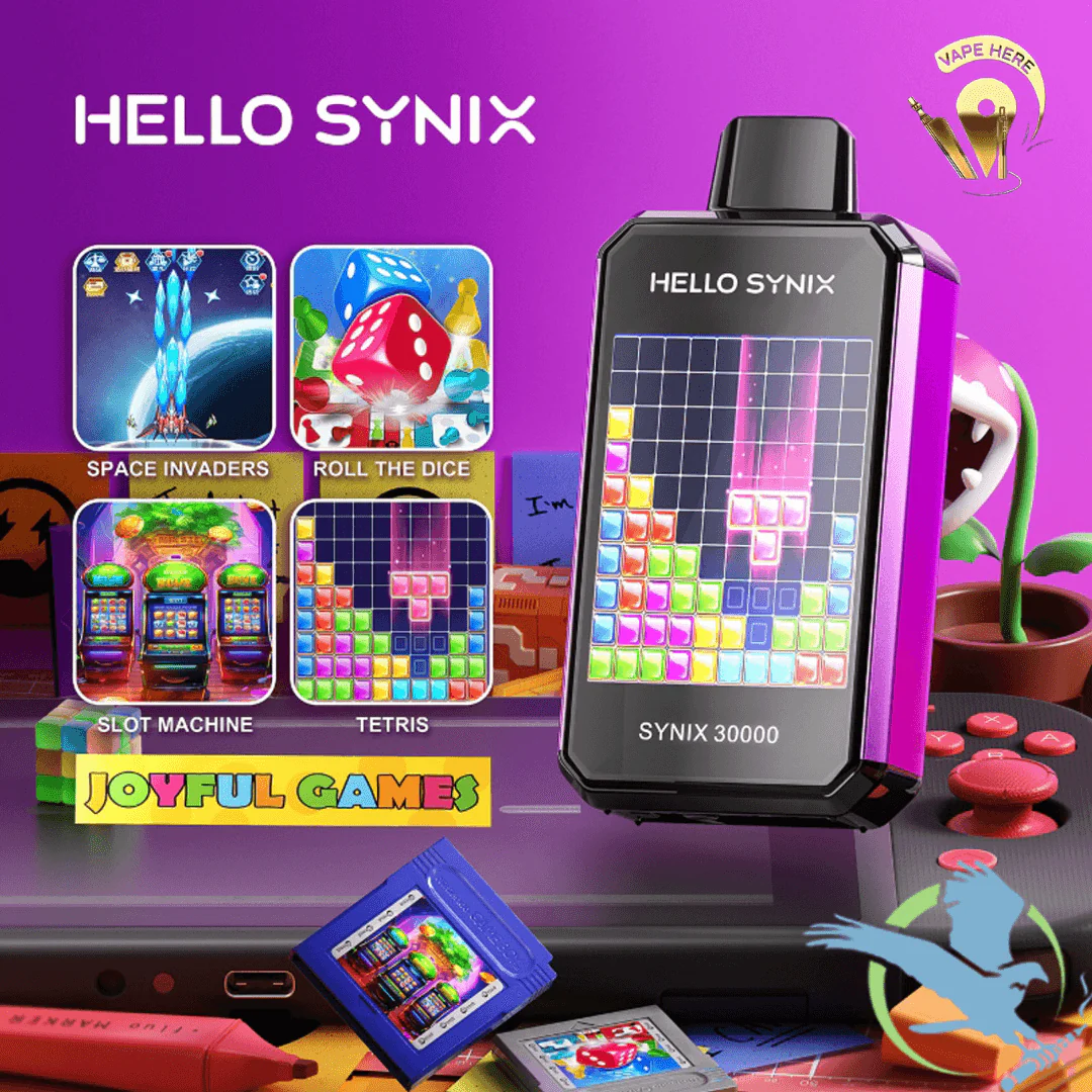 HELLO SYNIX 30000 PUFFS SMART PHONE DISPOSABLE VAPE AI CHAT & DISPLAY - Image 5