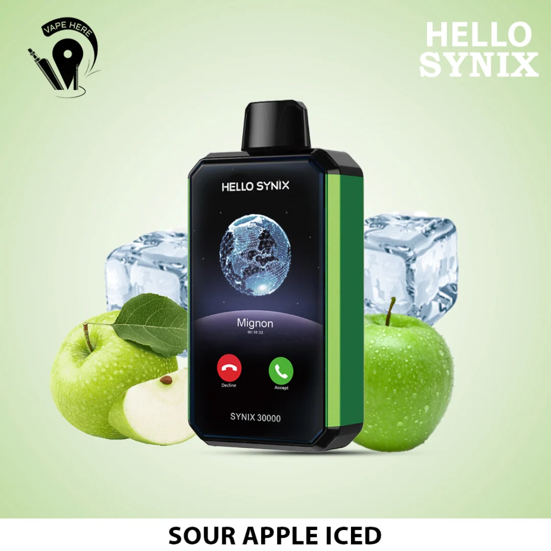 HELLO SYNIX 30000 PUFFS SMART PHONE DISPOSABLE VAPE AI CHAT & DISPLAY - Image 8