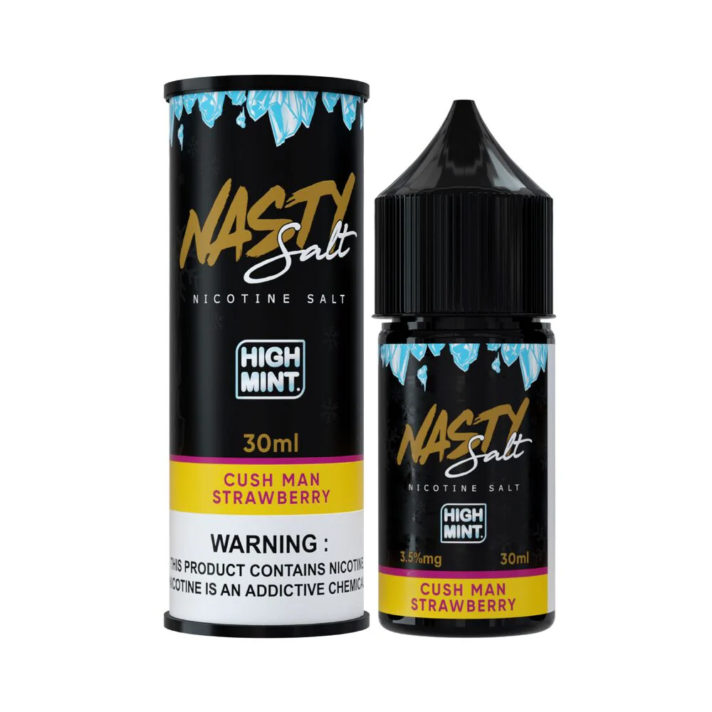 High Mint Cush Man Strawberry - Nasty SaltNic 30ml - Image 2