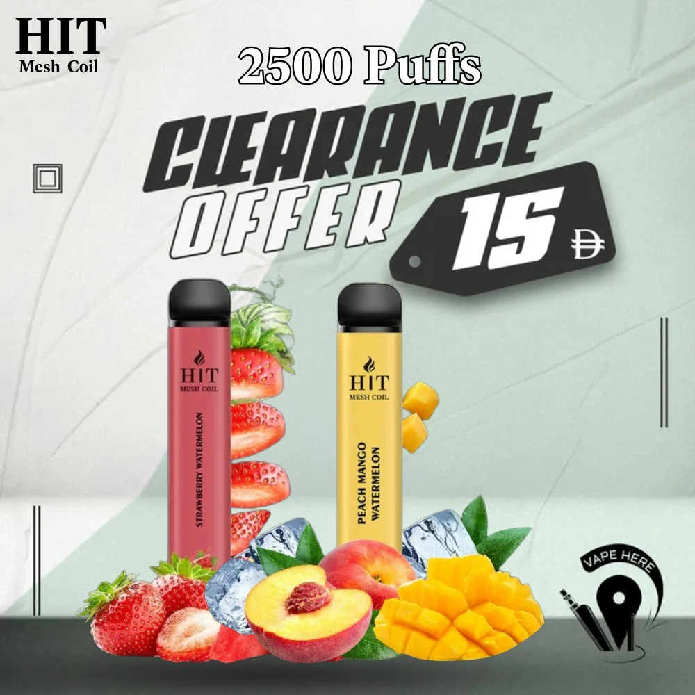 HIT 2500 PUFFS DISPOSABLE VAPE