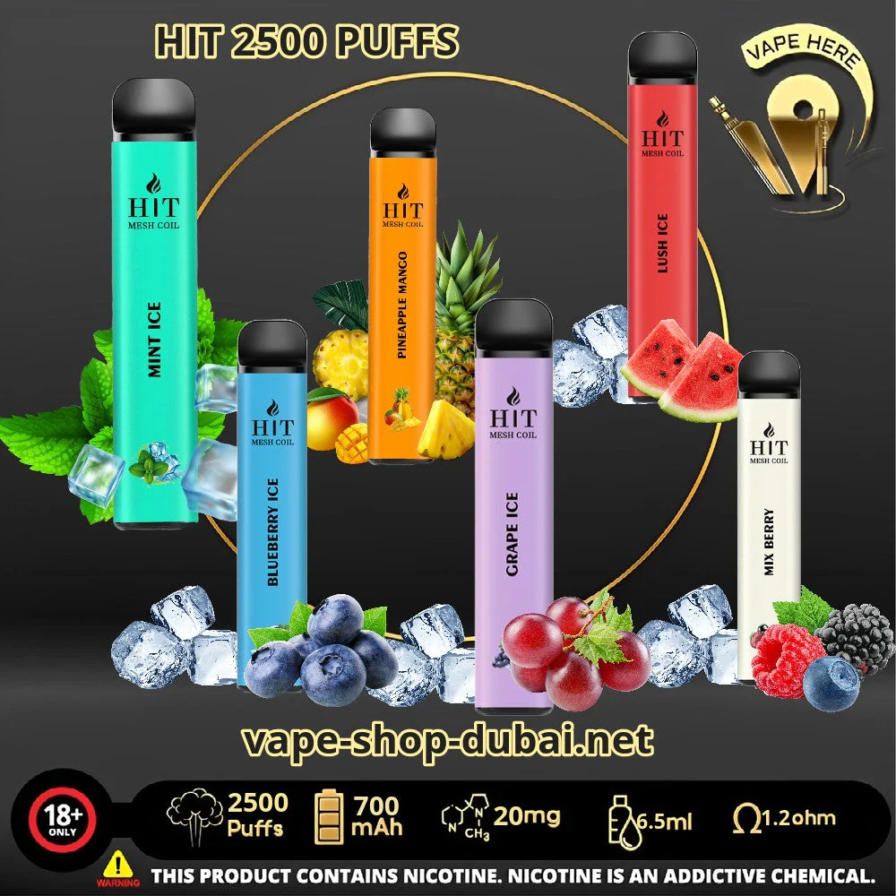 HIT 2500 PUFFS DISPOSABLE VAPE - Image 3