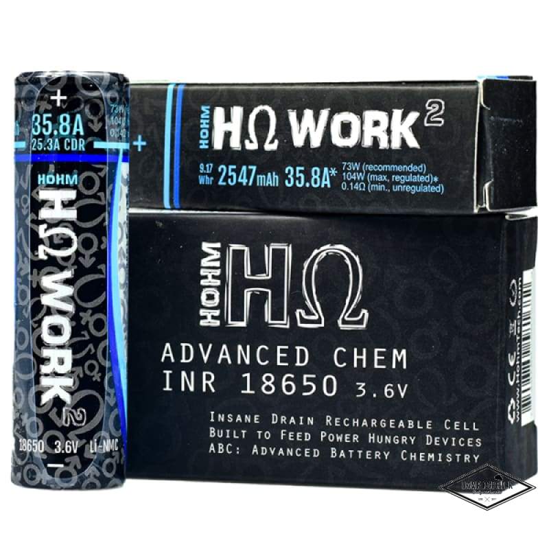 HOHM TECH WORK 2 18650 2547MAH 25.3A BATTERY - Image 5