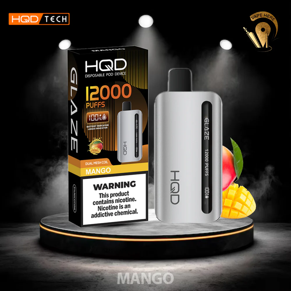 HQD CUVIE GLAZE 12000 PUFFS DISPOSABLE VAPE - Image 11