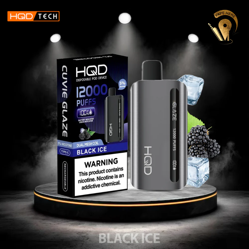 HQD CUVIE GLAZE 12000 PUFFS DISPOSABLE VAPE - Image 4