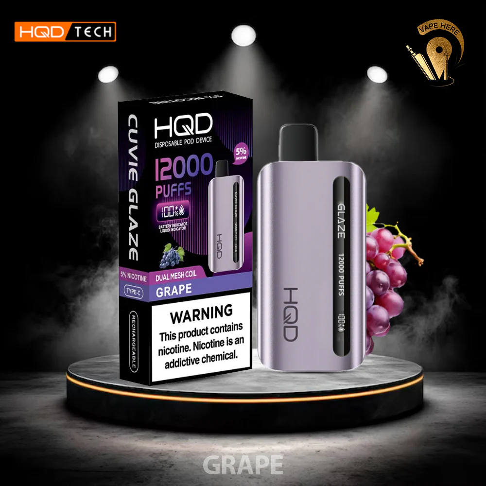 HQD CUVIE GLAZE 12000 PUFFS DISPOSABLE VAPE - Image 7
