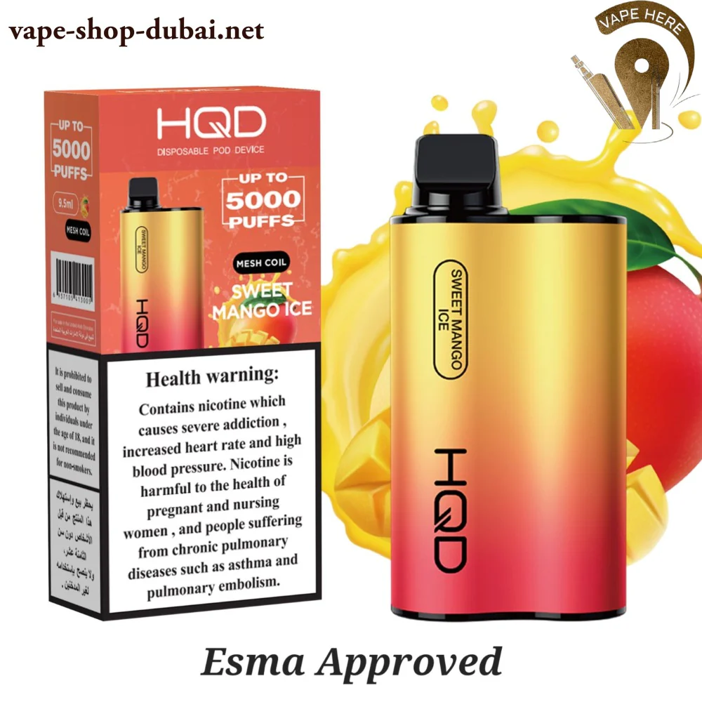 HQD CUVIE ULTIMATE 5000 PUFFS DISPOSABLE VAPE - Image 4