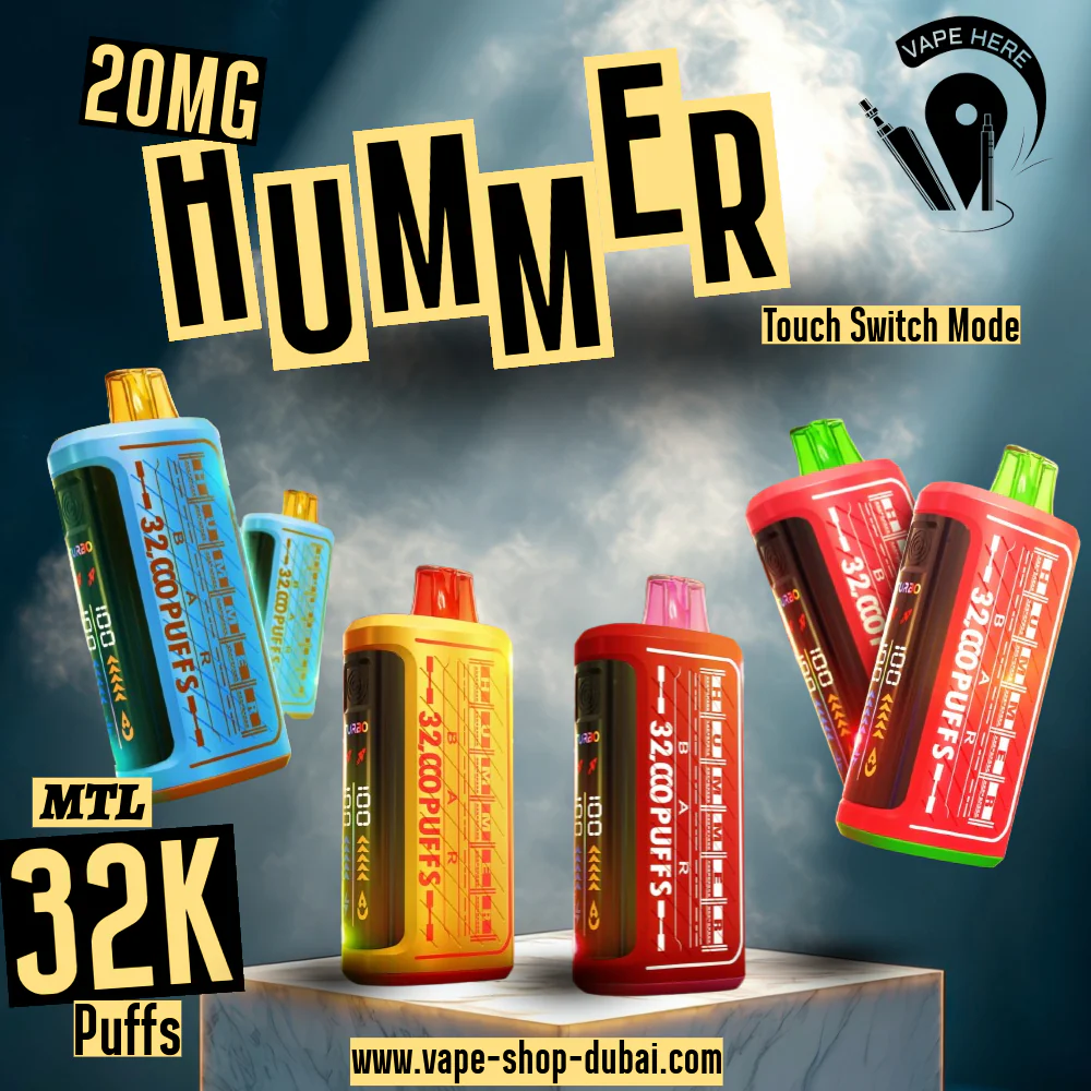 Hummer Bar 32000 Puffs Disposable Vape Touch Switch
