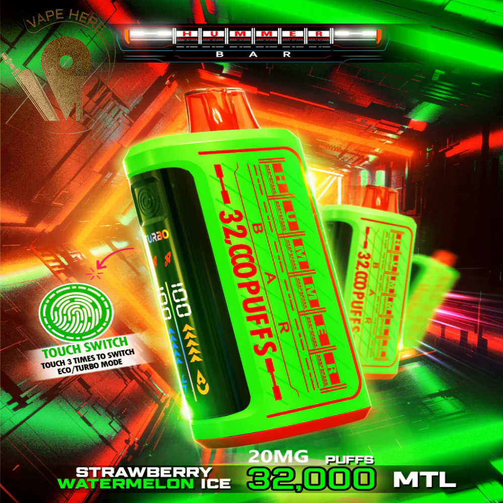 Hummer Bar 32000 Puffs Disposable Vape Touch Switch - Image 12