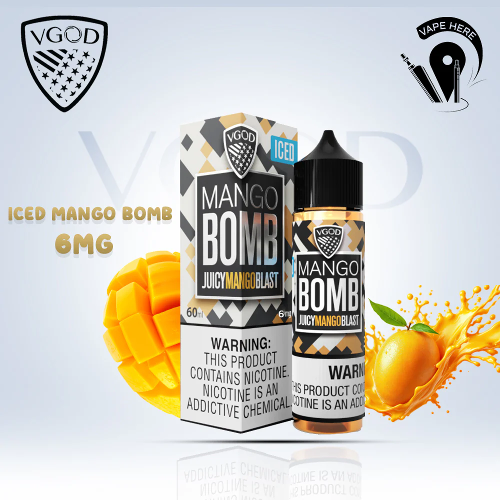 VGOD Iced Mango Bomb - 60ml - Image 5