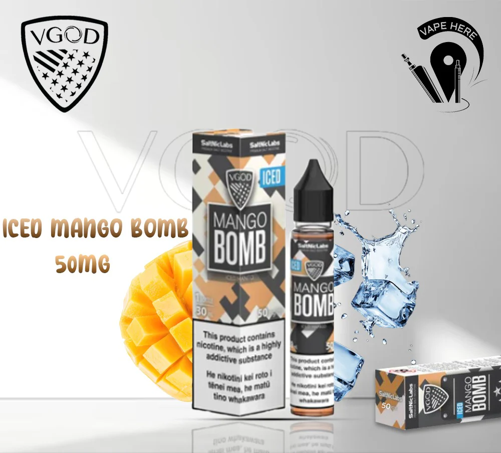 VGOD Iced Mango Bomb Nic Salts - 30ml - Image 4