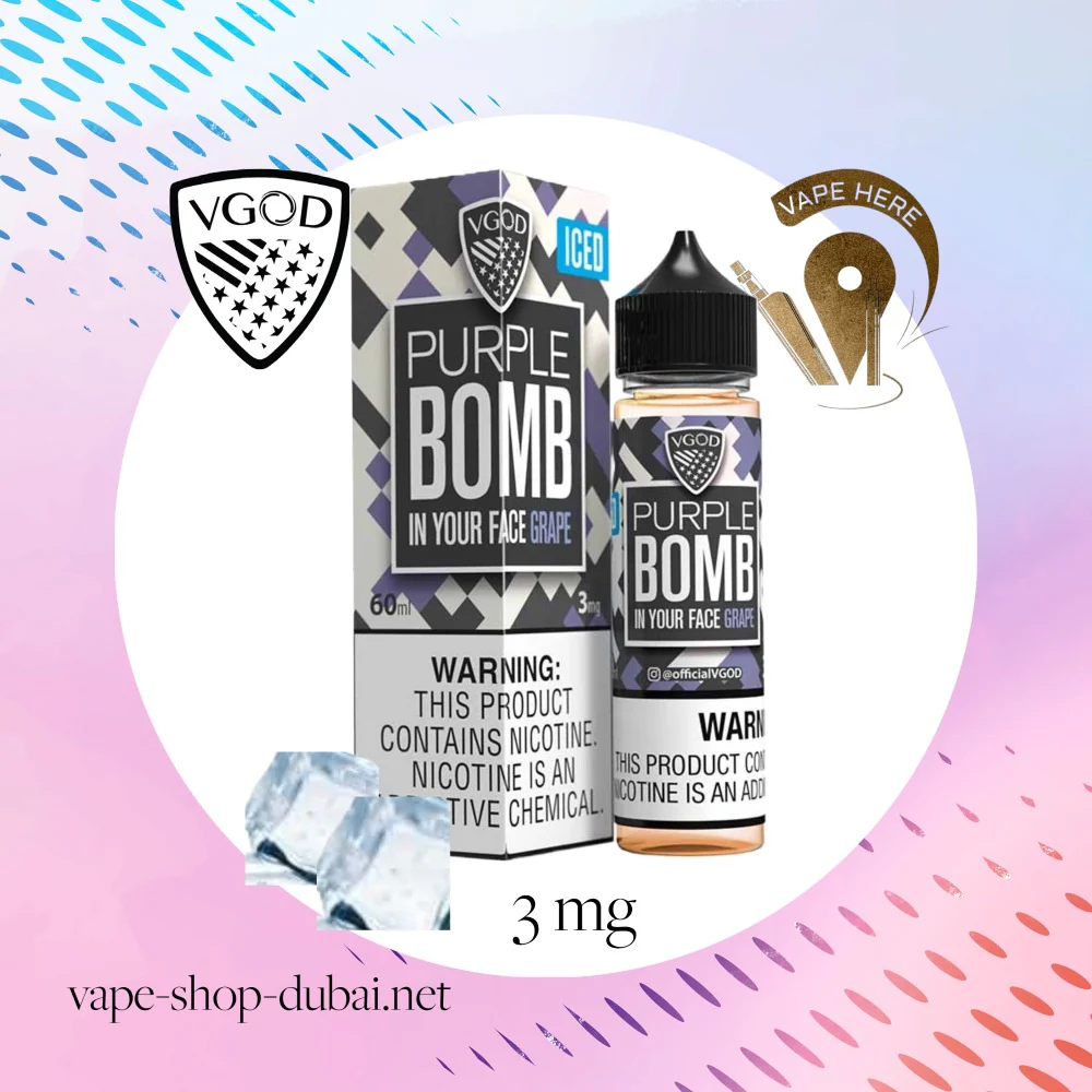 VGOD Iced Purple Bomb - 60ml - Image 7