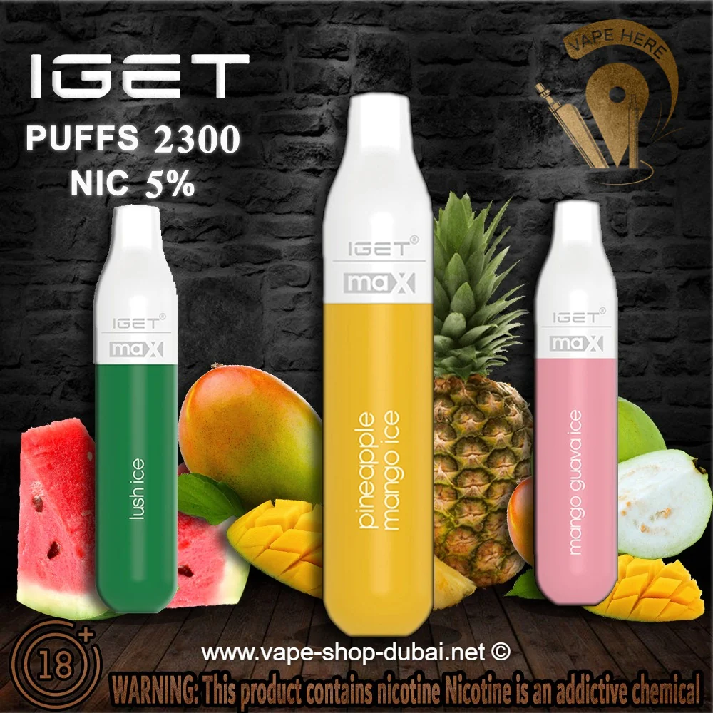 IGET MAX Disposable Pod Device (2300 PUFFS) - Image 3