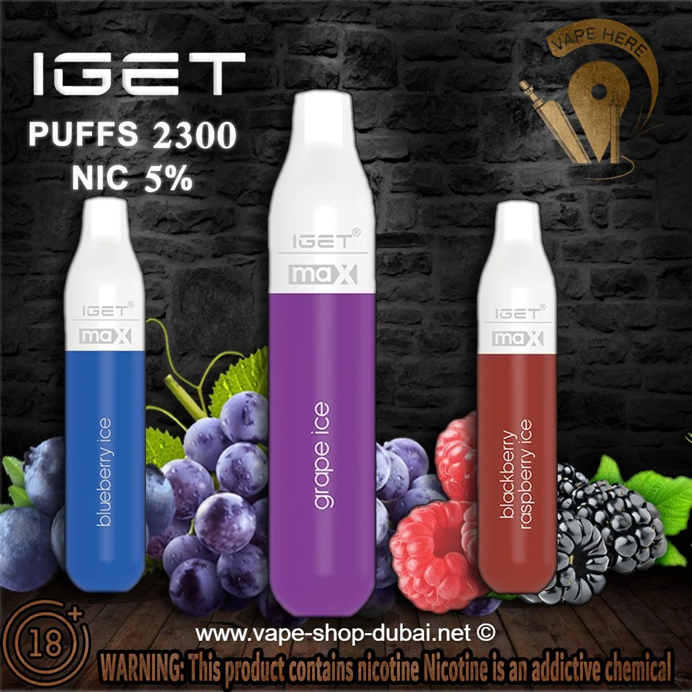 IGET MAX Disposable Pod Device (2300 PUFFS) - Image 5