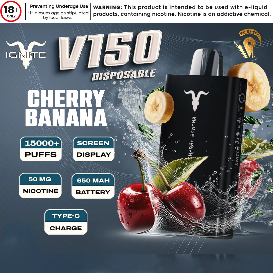 IGNITE V150 Disposable Vape 15000 PUFFS (20&50mg) - Image 11