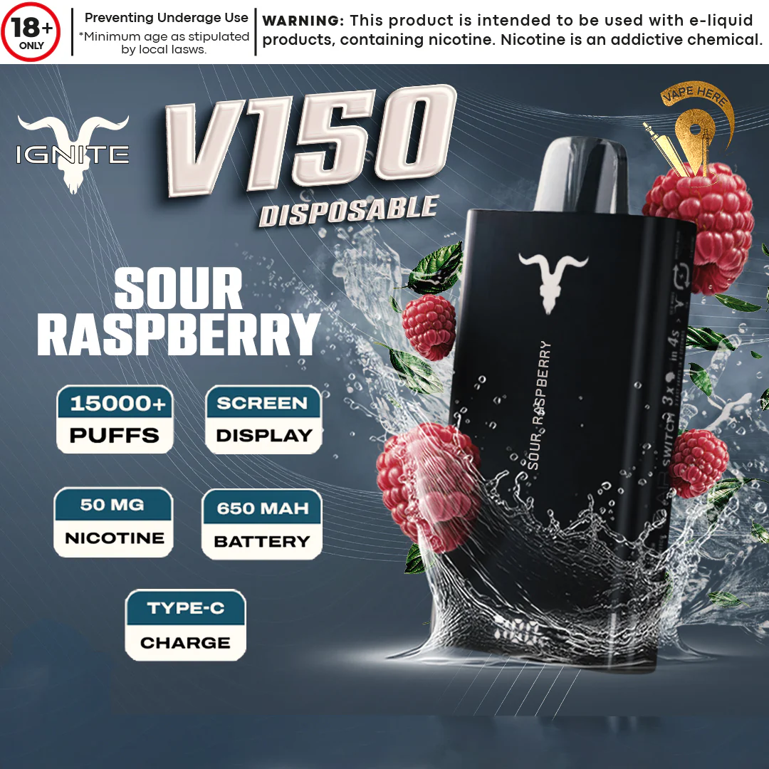 IGNITE V150 Disposable Vape 15000 PUFFS (20&50mg) - Image 13