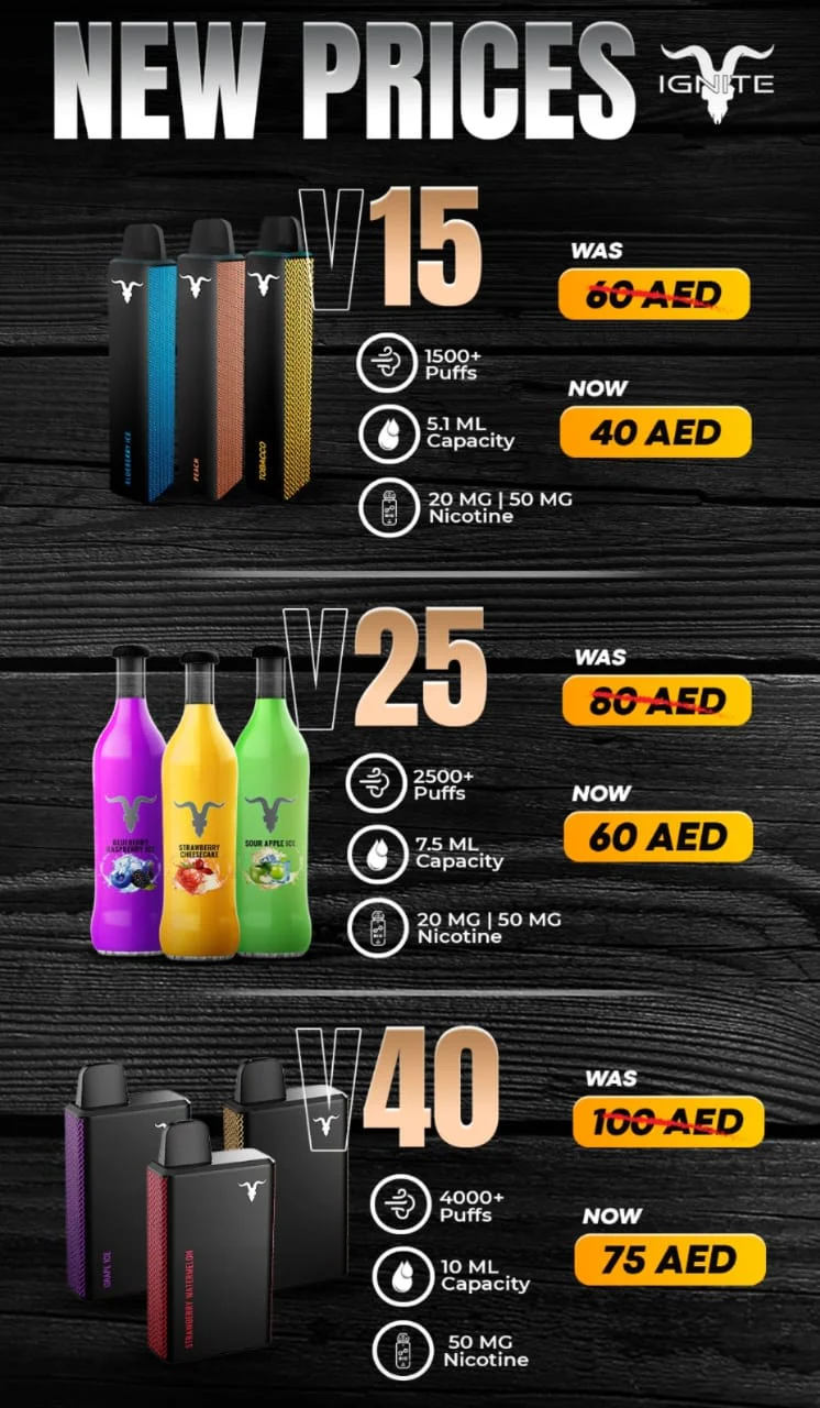 IGNITE 2500 Puffs V25 Disposable Vape - Image 13
