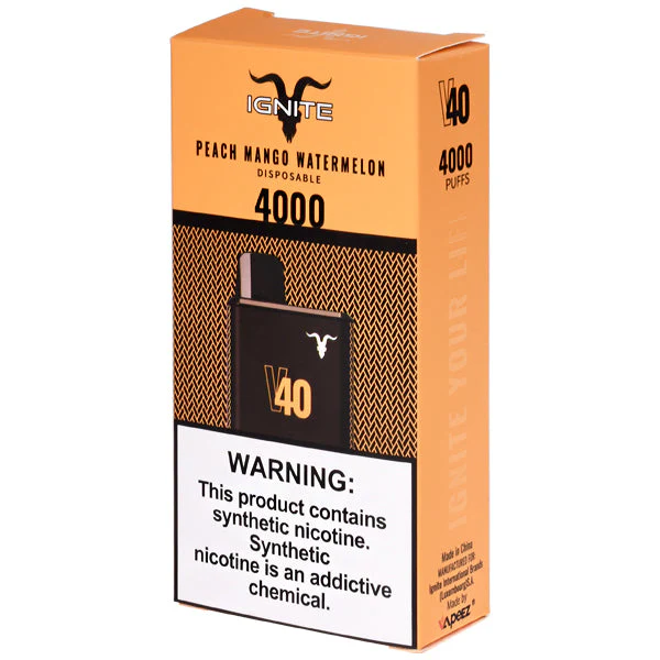IGNITE 4000 Puffs V40 Disposable Vape - Image 14