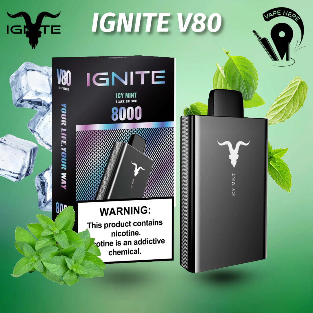 IGNITE V80 Disposable Vape 8000 PUFFS 20MG - Image 10
