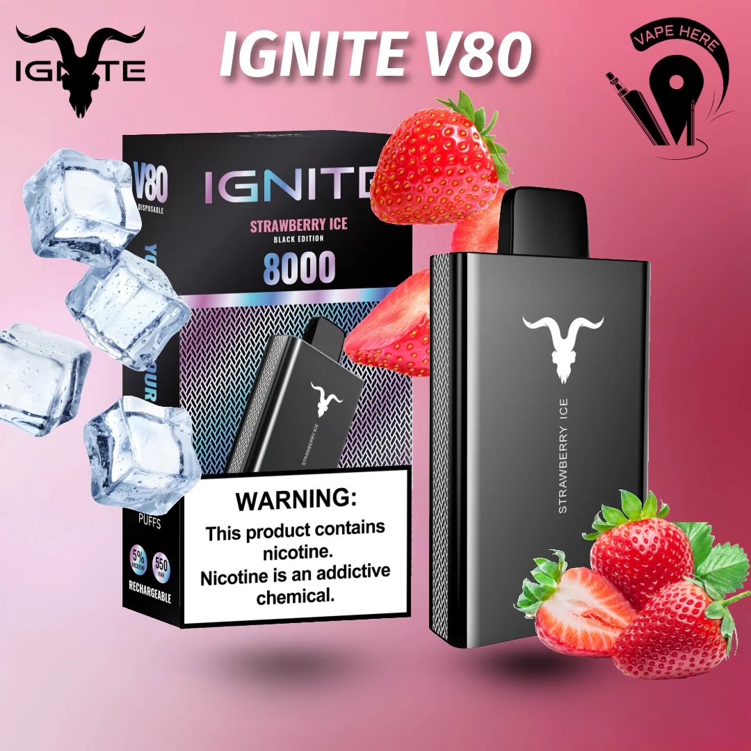 IGNITE V80 Disposable Vape 8000 PUFFS 20MG - Image 12
