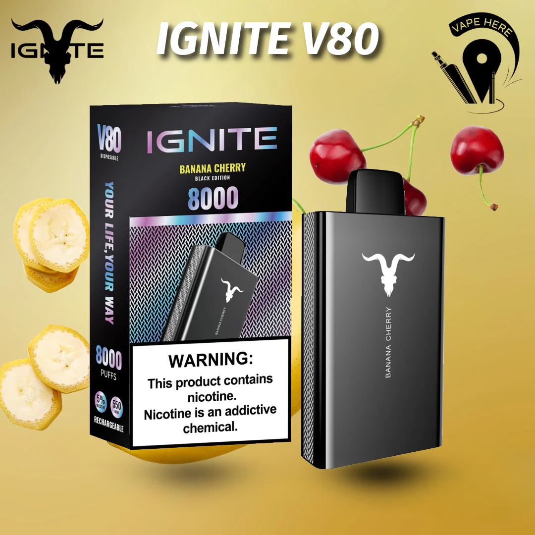 IGNITE V80 Disposable Vape 8000 PUFFS 20MG - Image 4