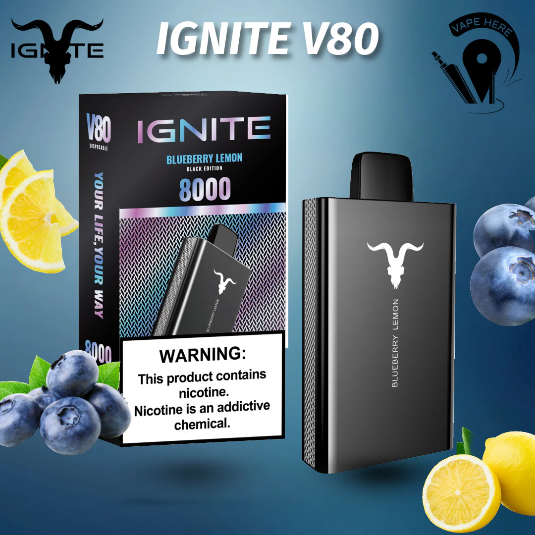 IGNITE V80 Disposable Vape 8000 PUFFS 20MG - Image 5