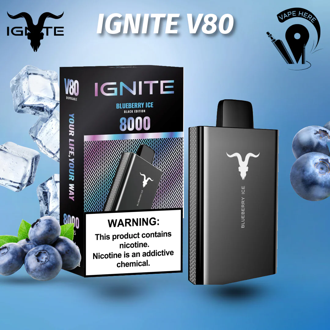 IGNITE V80 Disposable Vape 8000 PUFFS 20MG - Image 6