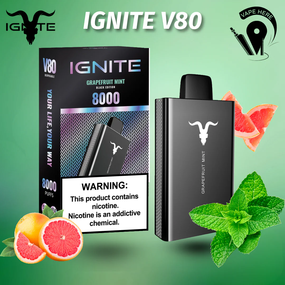 IGNITE V80 Disposable Vape 8000 PUFFS 20MG - Image 8