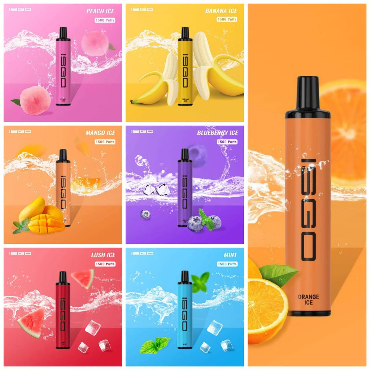 ISGO PARIS DISPOSABLE POD SYSTEM 50mg (1500 Puffs) - Image 14