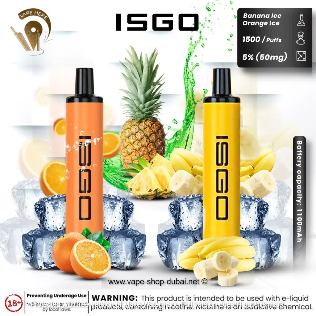 ISGO PARIS DISPOSABLE POD SYSTEM 50mg (1500 Puffs) - Image 4