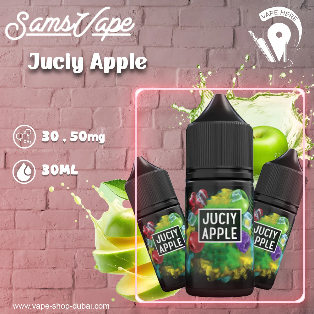 Juicy Apple Saltnic By Sam Vapes