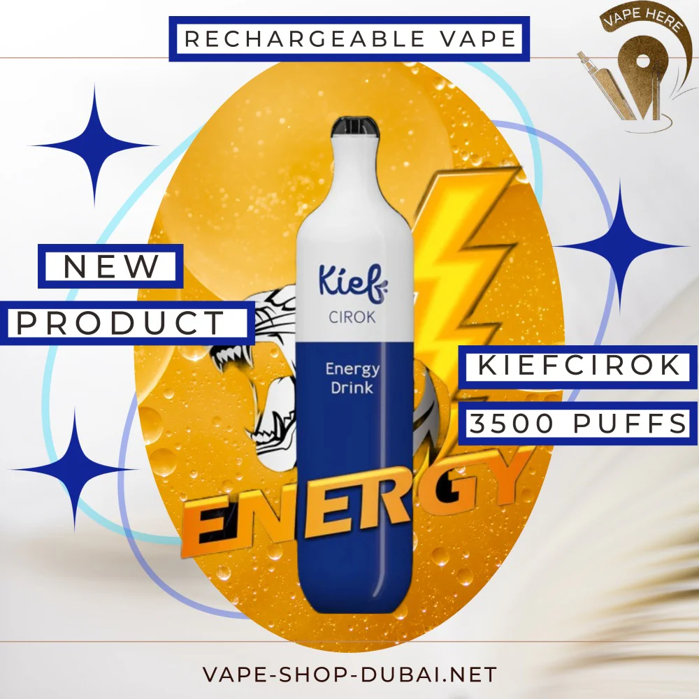 KIEF CIROK 3500 PUFFS DISPOSABLE VAPE (RECHARGEABLE) - Image 6