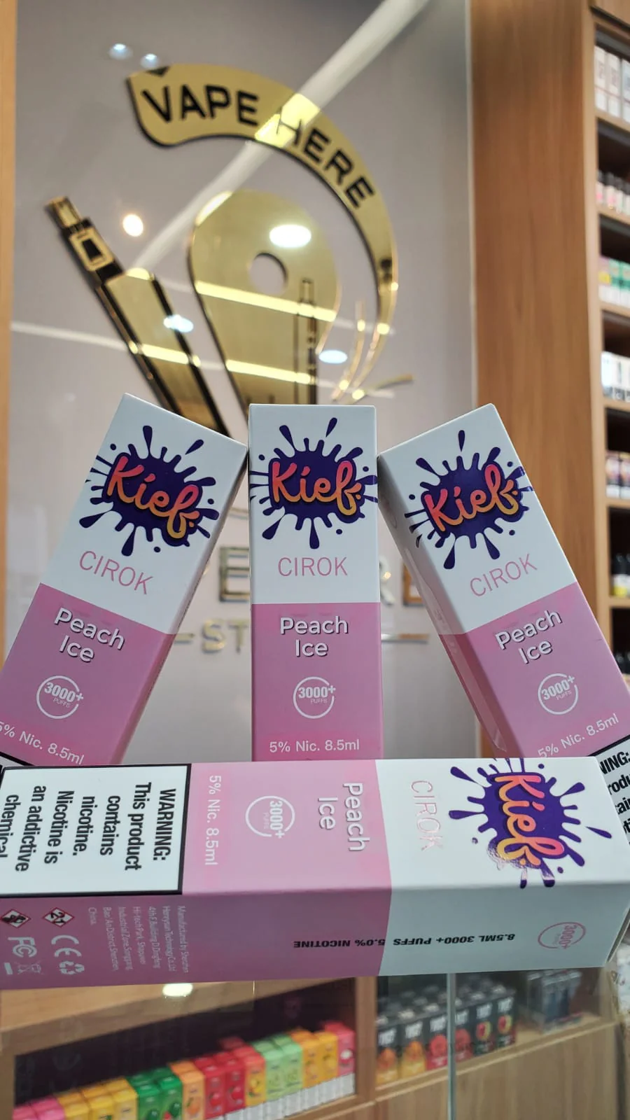 Keif Cirok 3000 Puffs Disposable pods (20 MG & 50 MG ) - Image 8