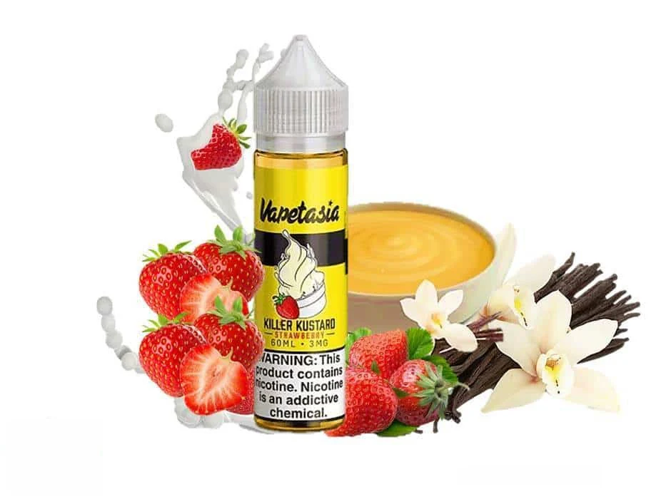 Killer Kustard Strawberry - Vapetasia - Image 4