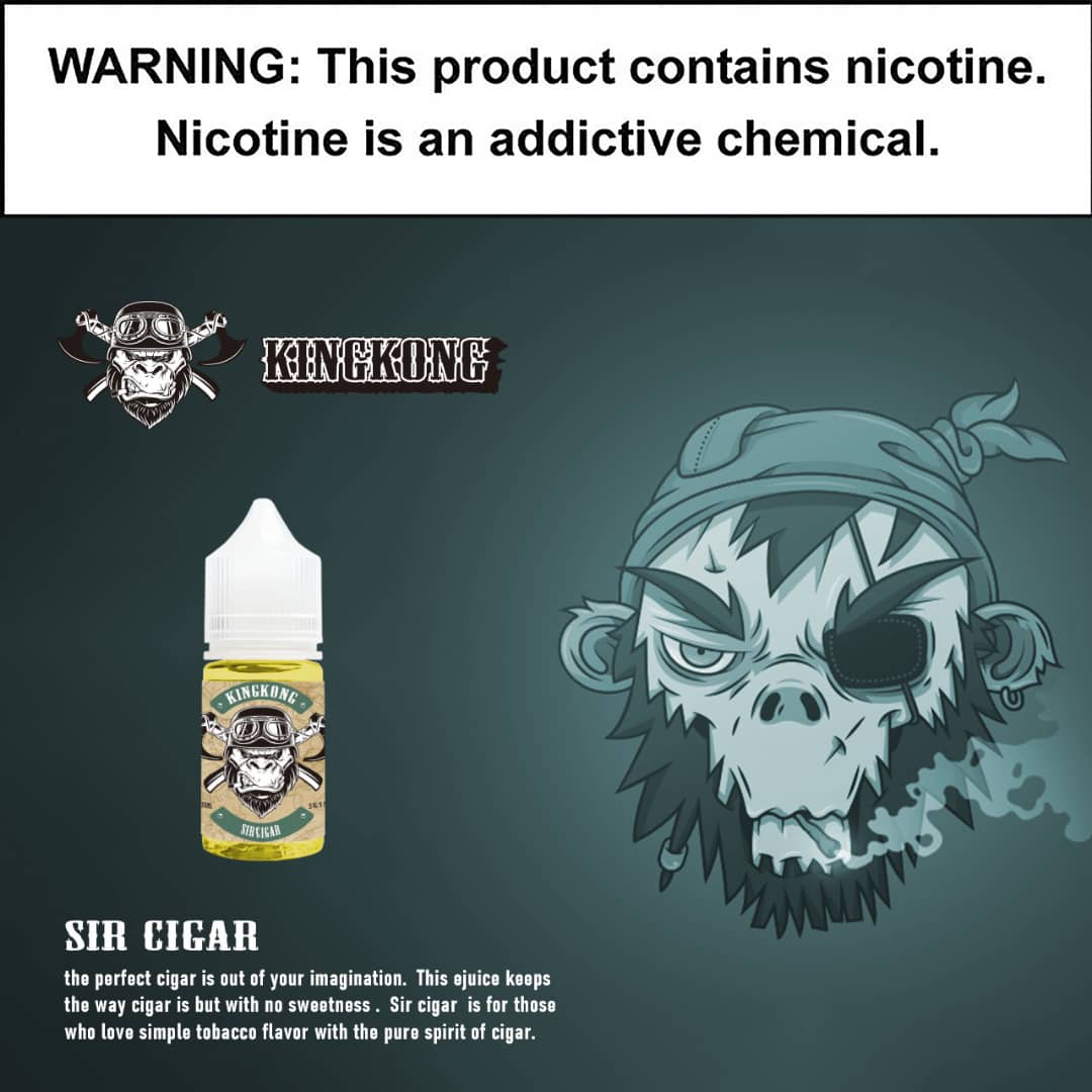 King Kong - Sir Cigar 30ml Saltnic - Image 4