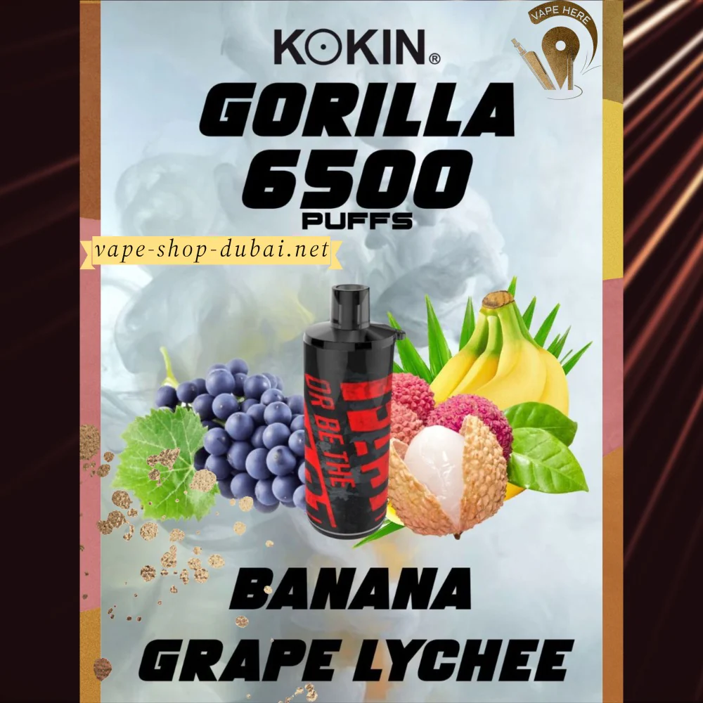 KOKIN GORILLA 6500 PUFFS DISPOSABLE VAPE - Image 5
