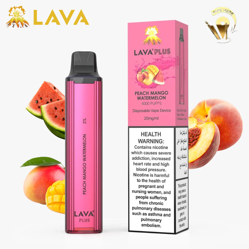 LAVA PLUS 4000 PUFFS DISPOSABLE VAPE 20mg - Image 2