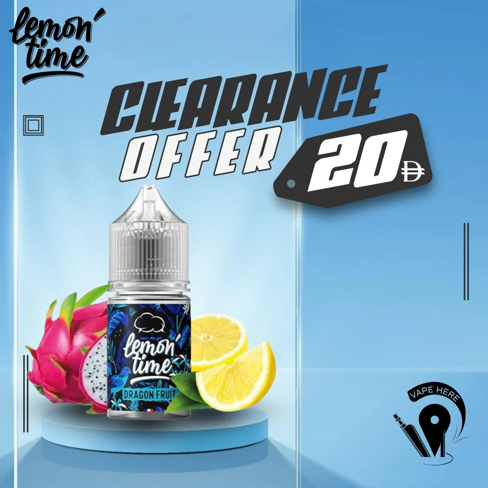 LEMON TIME DRAGON FRUIT - ELIQUID FRANCE 30ML SALT