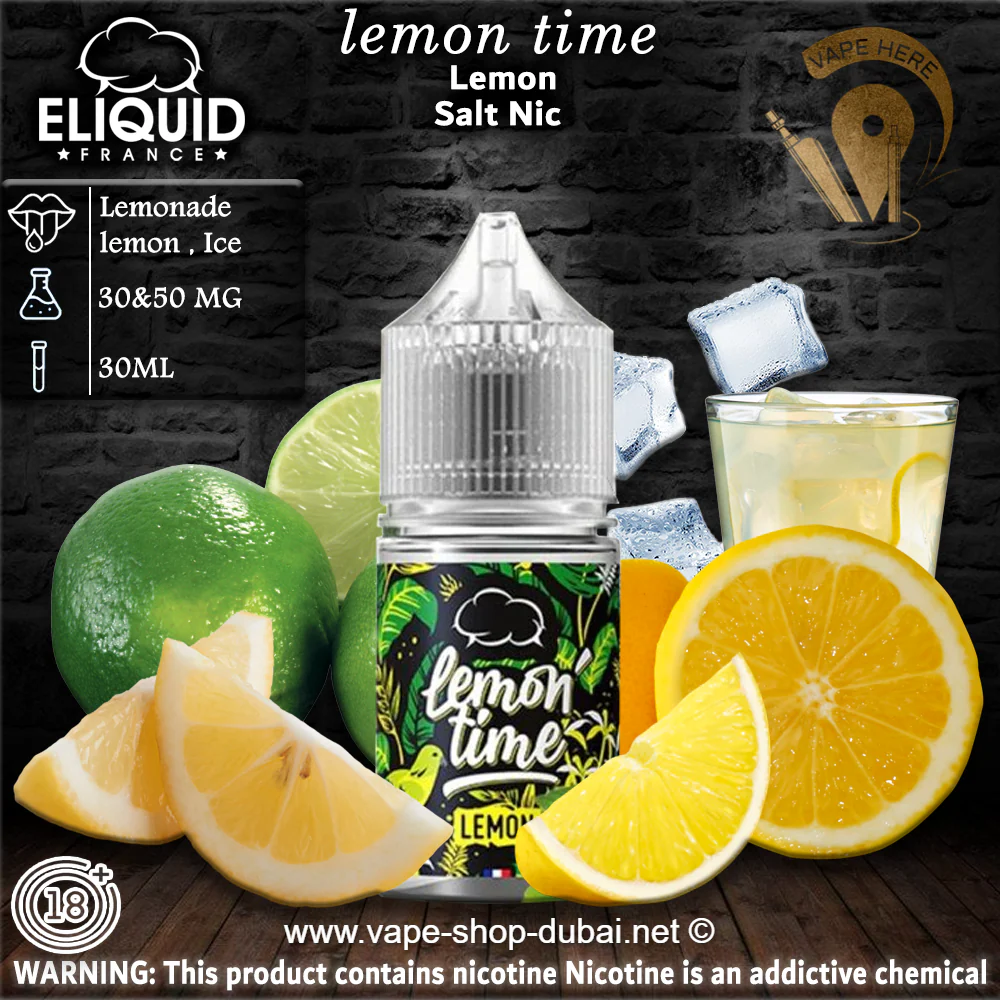 LEMON TIME LEMON - ELIQUID FRANCE 30ML SALT - Image 3
