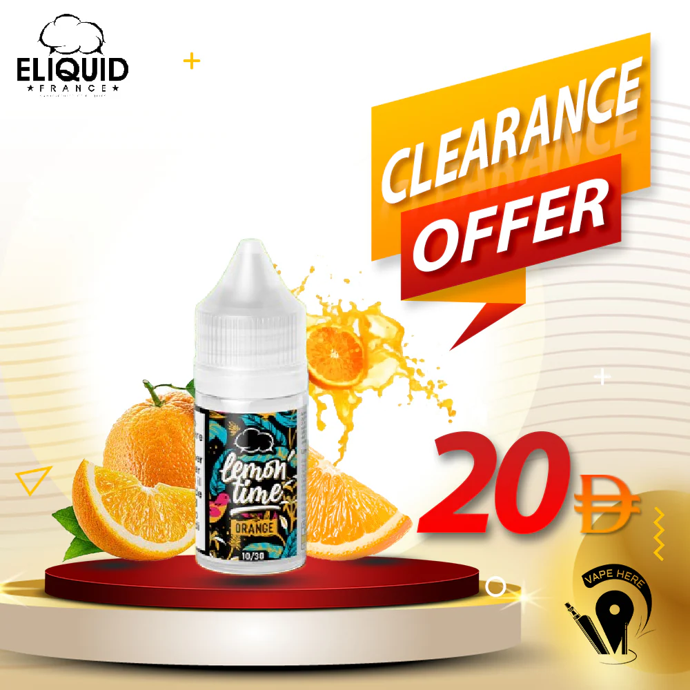 LEMON TIME ORANGE - ELIQUID FRANCE 30ML SALT - Image 2