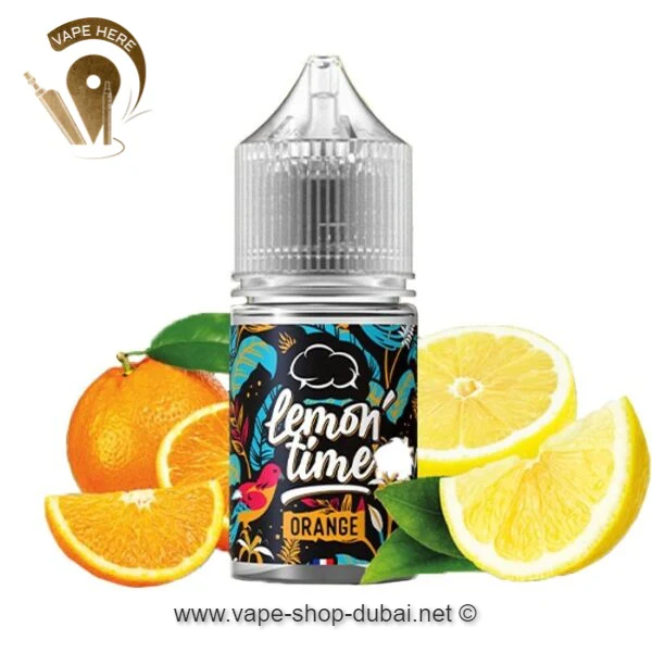 LEMON TIME ORANGE - ELIQUID FRANCE 30ML SALT - Image 4