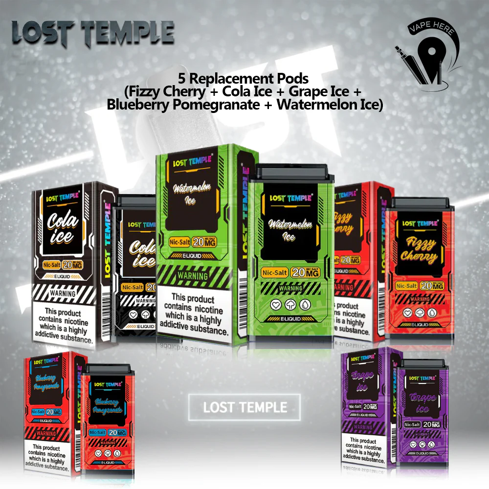 LOST TEMPLE Bundle Offer (Device + 5 Pods 3500 Puffs Each) - Image 11