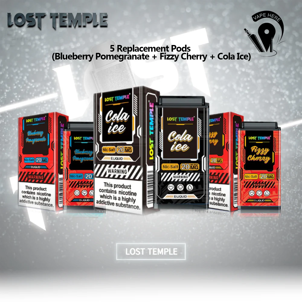 LOST TEMPLE Bundle Offer (Device + 5 Pods 3500 Puffs Each) - Image 13