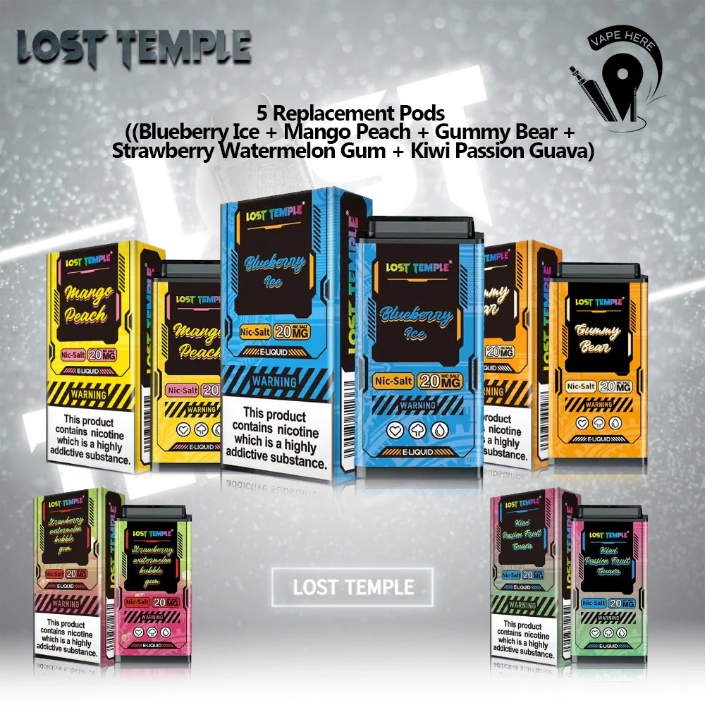 LOST TEMPLE Bundle Offer (Device + 5 Pods 3500 Puffs Each) - Image 7