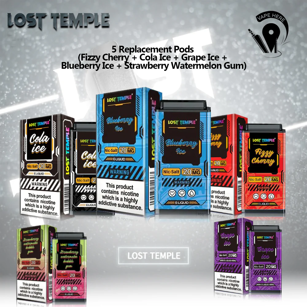 LOST TEMPLE Bundle Offer (Device + 5 Pods 3500 Puffs Each) - Image 8