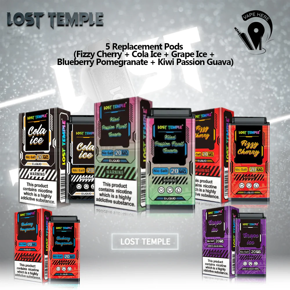 LOST TEMPLE Bundle Offer (Device + 5 Pods 3500 Puffs Each) - Image 9
