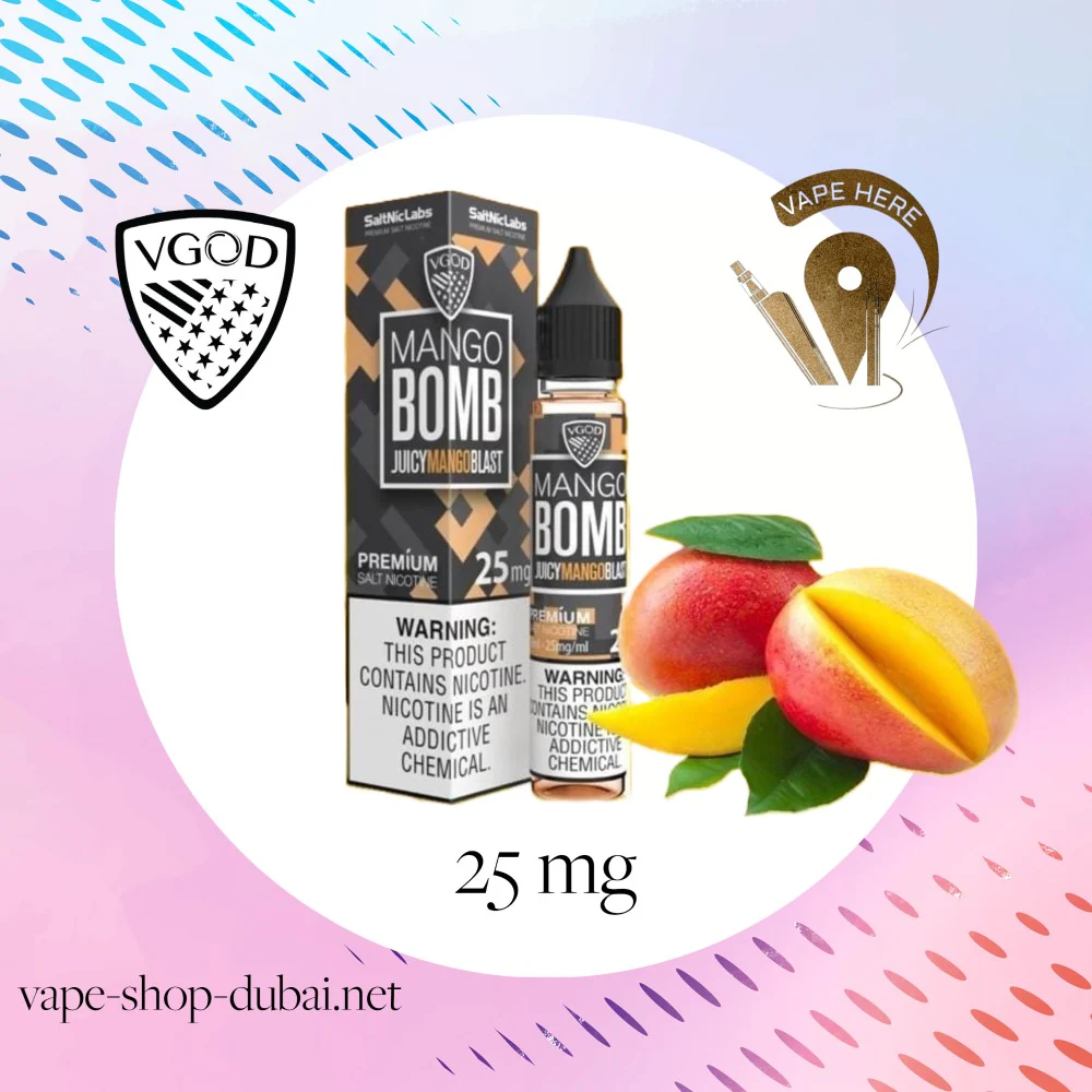 VGOD Mango Bomb Salt Nic - 30ml - Image 7