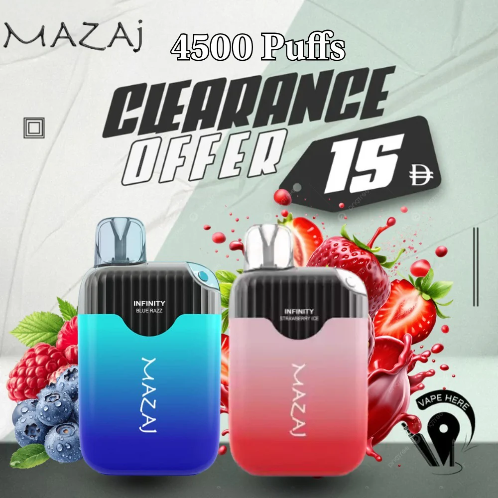 MAZAJ INFINITY 4500 PUFFS DISPOSABLE VAPE