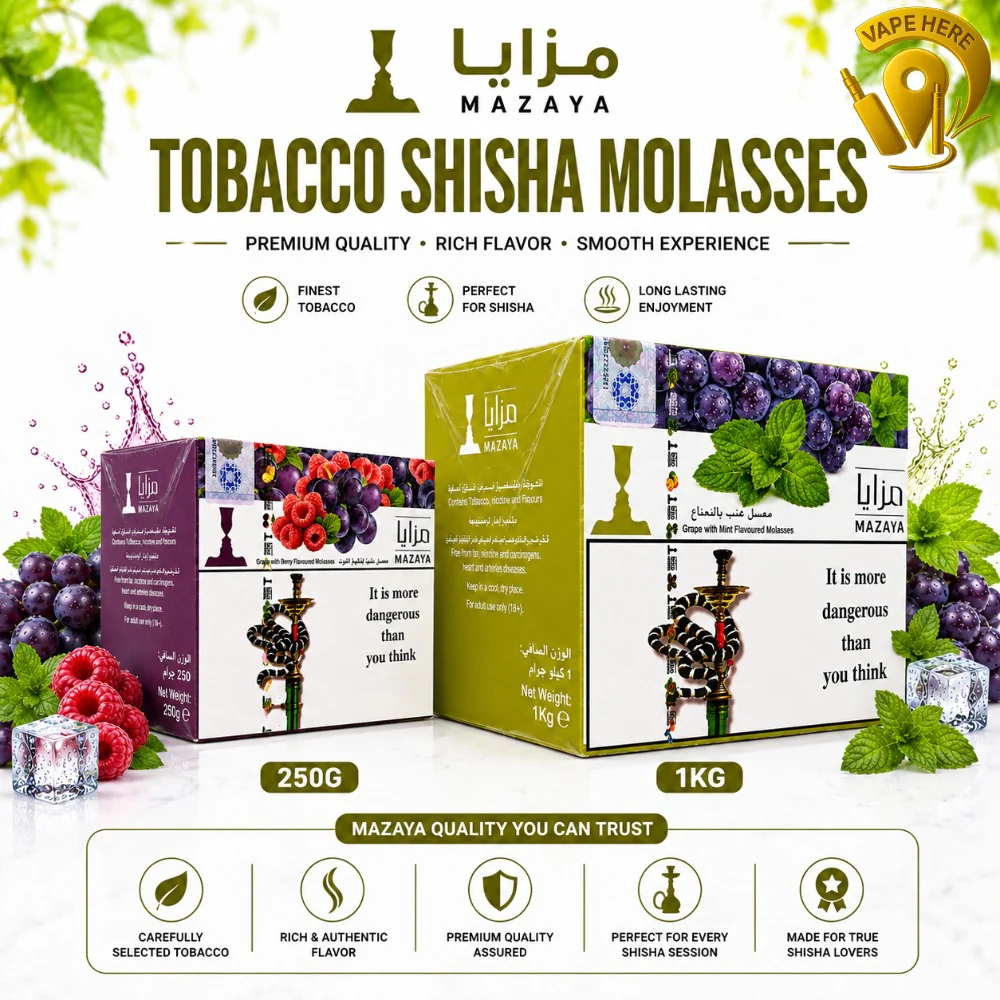Mazaya Hookah Tobacco – Premium Shisha Molasses