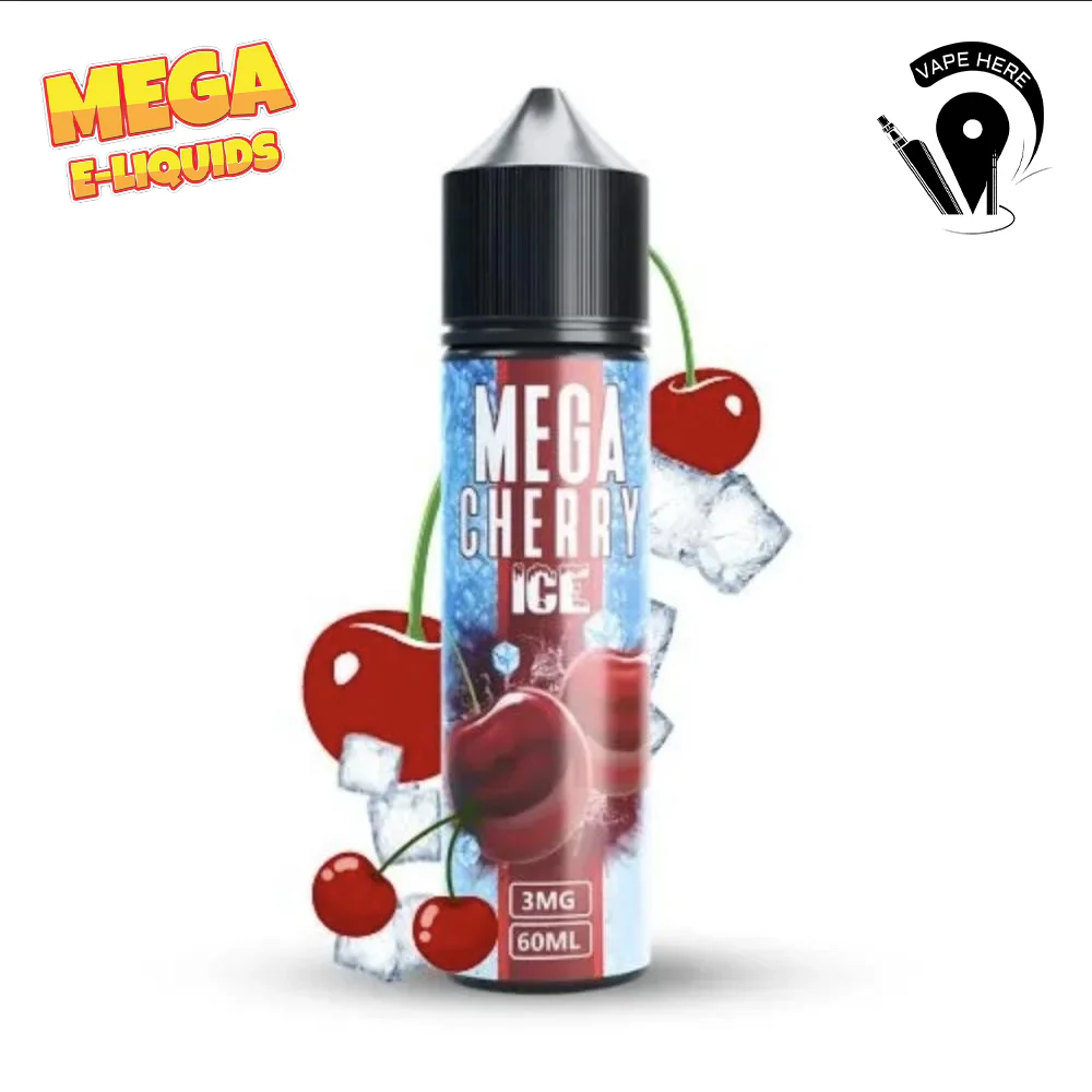 Mega Cherry Ice 60ml & 120ml E Liquid - Grand E-Liquid - Image 3
